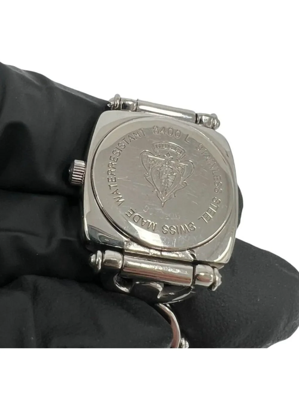 Gucci Horsebit Chain Stainless Steel Quartz Watch Wrist Silver